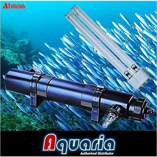 Atman Uv-36W Lampu Uv 36Watt Anti Lumut Dan Mencegah Air Hihau Uv Clarifier & Sterilizer Uv36W Redy