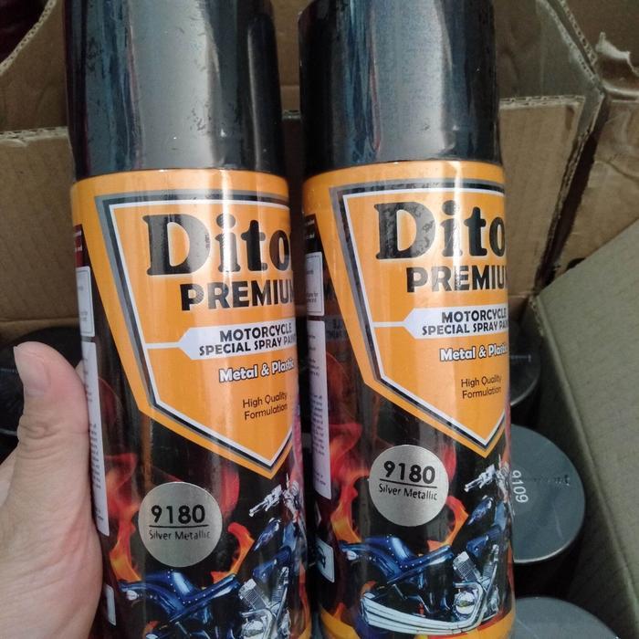 Pilok Pilox Cat Diton Premium Silver Metallic 9180 Tahan Bensin 400cc silper metalik silver metalik