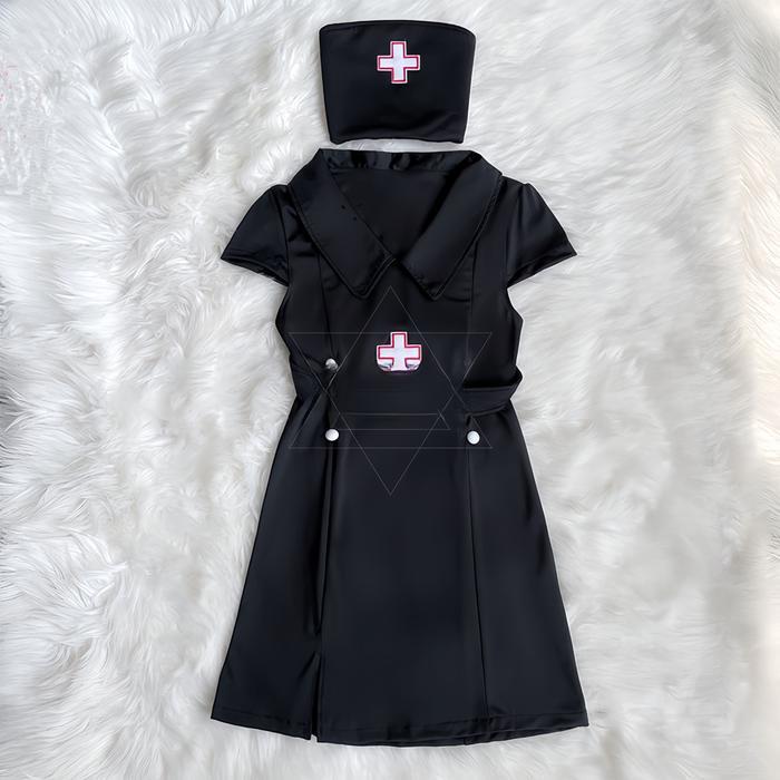 Lingerie Wanita Halloween Cosplay Perawat Lingerie Nurse Kostum 2A582