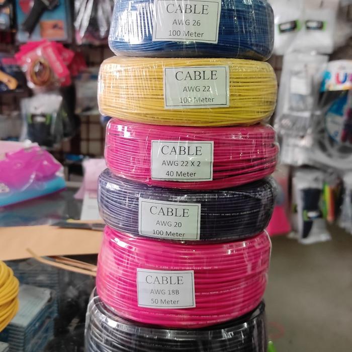 Kabel AWG18 18AWG 100m 100 Meter AWG18 made in JAPAN Cable ton awg 18