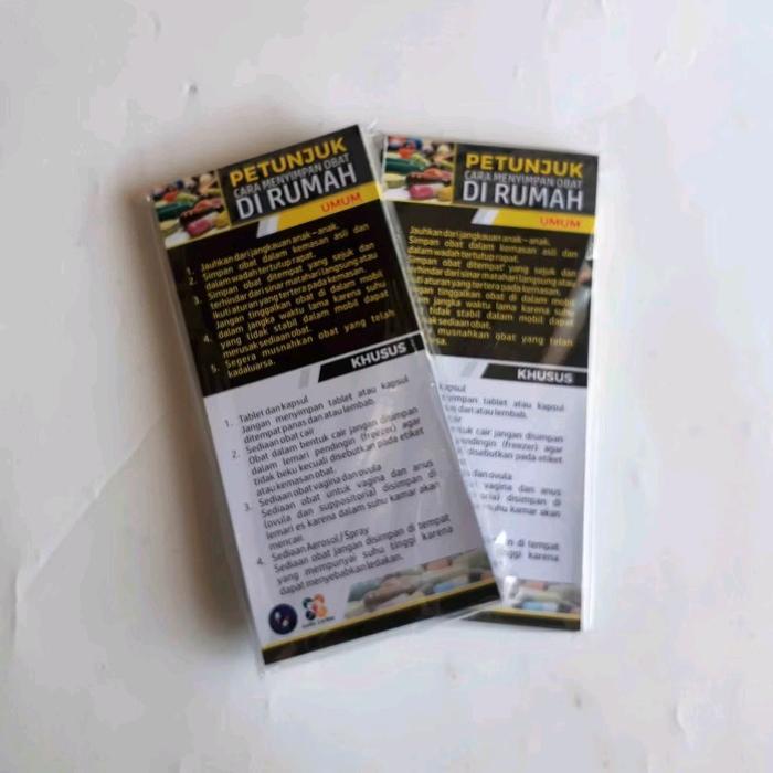 Flyer Farmasi Terlengkap, Flyer Cara Penyimpanan Obat, Brosur Farmasi, Leaflet Farmasi