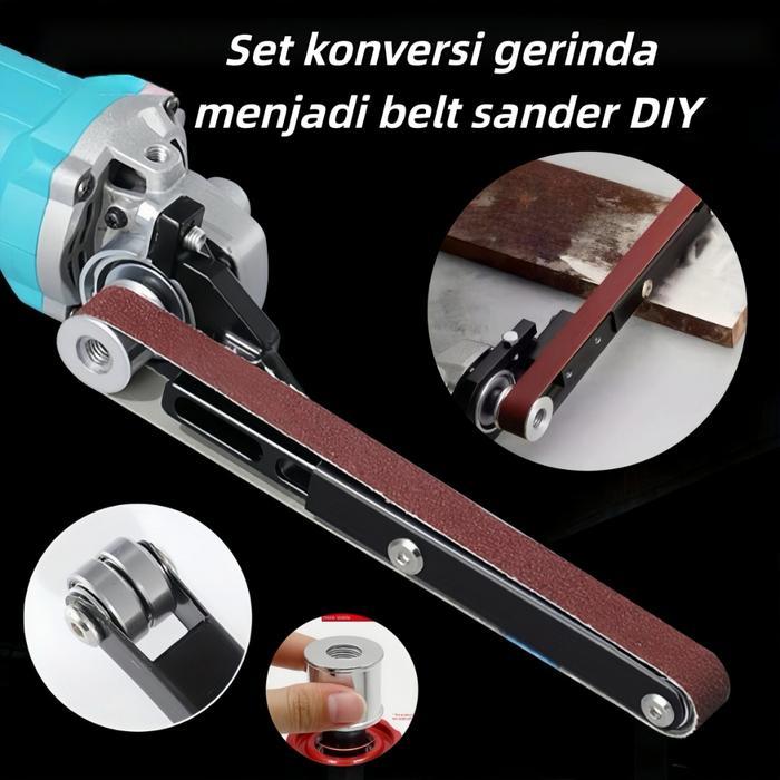 Krisbow - Bracket Belt Sander Untuk Gerinda Alat Amplas Sabuk Diy Adjustable & Heavy Duty Untuk Kayu