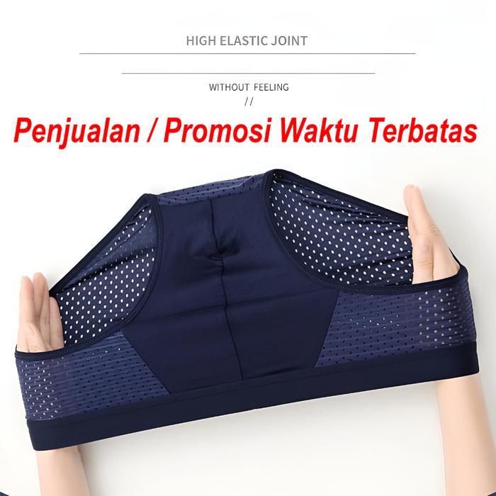 Promo Celana Dalam Pria Sutra Es, Musim Panas Licin Dan Bernapas, Celana Panjang Tipis, Bahan