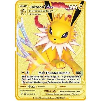 2026 HOT HP Pokemon Metal Card Charizard Golden Metal Super Cards English Card Mewtwo Vmax Mega