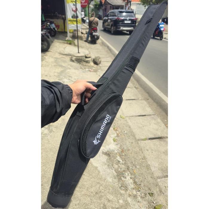 Terlaris Tas Joran Pancing Motif Kulit Muat 1 & 2 Joran Bervarian #Gratisongkir