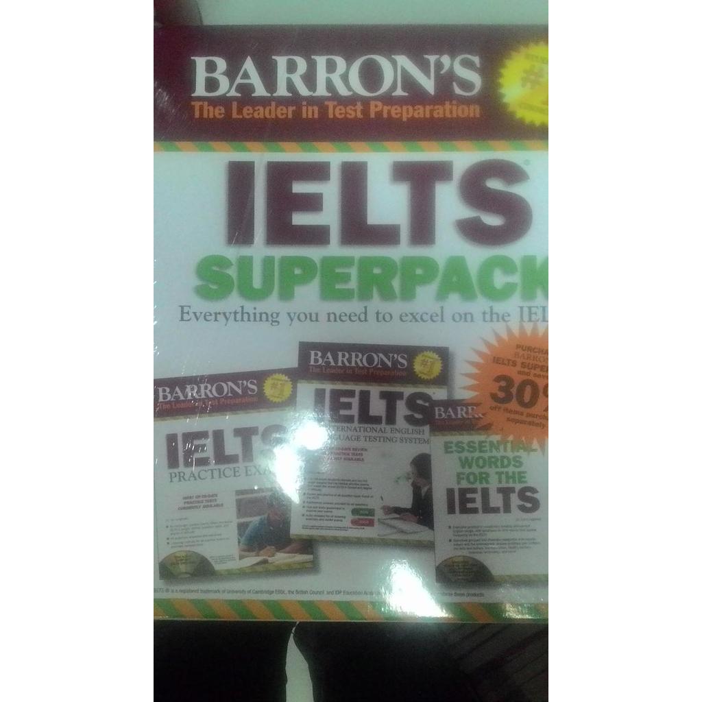 HOT SALE!!! BUKU BEST SELLER :BARRONS IELTS SUPERPACK TERMURAH