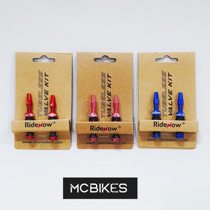 RIDENOW TUBELESS VALVE KIT - PRESTA VALVE