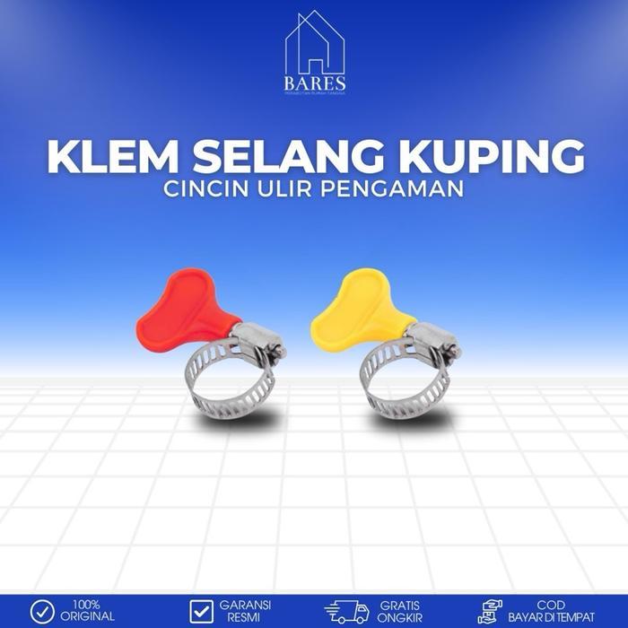 klem gas kuping/klem selang gas elpiji/klem selang gas air klem
