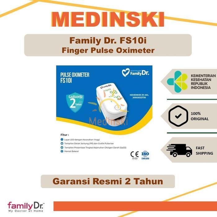 Oximeter Family Dr Pulse Oxymeter Oksimetri Saturasi Oksigen Familydr #Gratisongkir