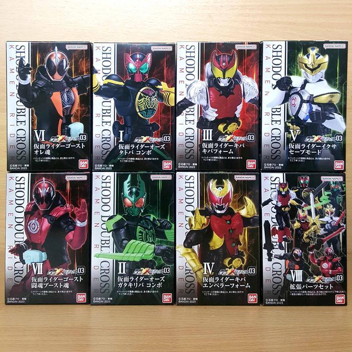 SHODO-XX Kamen Rider 3 [8/SET] OOO Tatoba Kiva Emperor Ghost Toucon