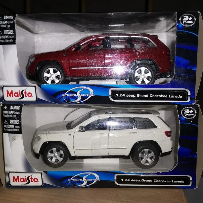 maisto 24 sepaket 2 pcs (red&white) grand cherokee