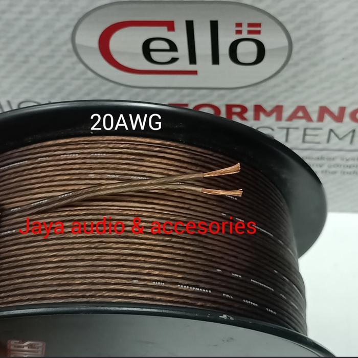 Kabel Speaker-Midrange-Tweeter Cello 20Awg Original Cello New