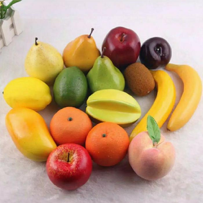 buah hias pajangan buah-buahan palsu artificial fruit hiasan meja