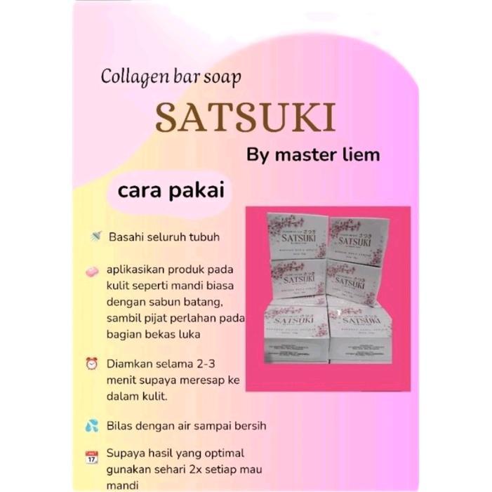 Sabun Satsuki Sabun Colagen Satsuki By Master Lim Soap Membersihkan Memutihkan Mencerahkan