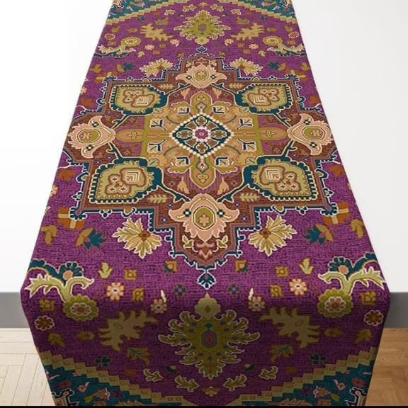 Taplak Meja Table Runner Motif Turkish Kilim 140X40 Cm Turki Runner Murah