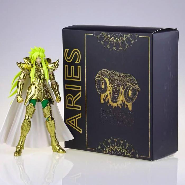 HOT SALE SCM SAINT SEIYA LOST CANVAS ARIES SHION GOLD SAINT ST MODEL NEW MIB [ READY STOCK /