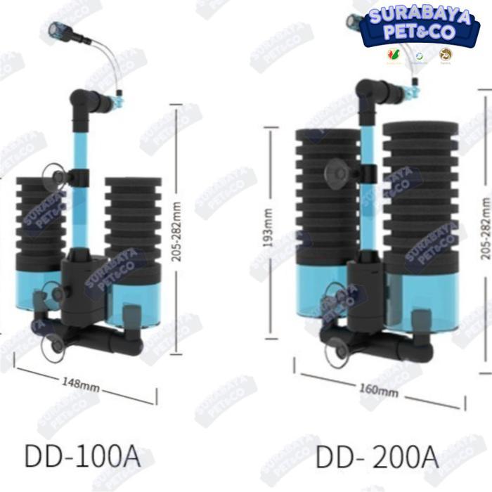 Qanvee DD-200A Water Filter - Filter Aquarium