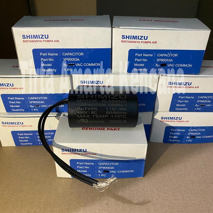 Kapasitor Pompa Air Shimizu 8Uf / Kapasitor Shimizu 8 Uf #Gratisongkir