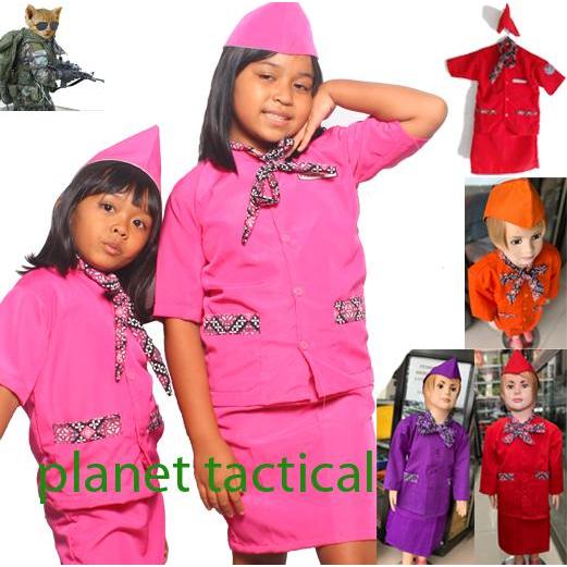 BAJU PRAMUGARI ANAK Baju Karnaval Anak Kostum Pramugari