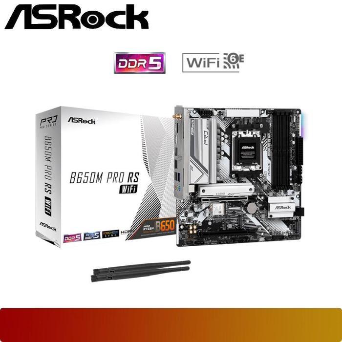 ASROCK B650M Pro RS WIFI DDR5 MOTHERBOARD MATX