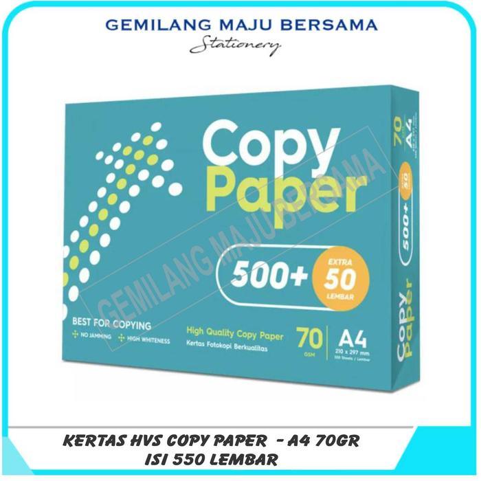 Kertas Hvs Copy Paper / CPB A4 70 Gram isi 550 lembar