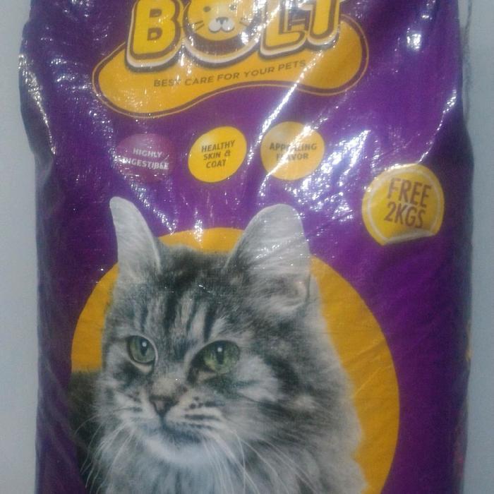 cat food bolt 20 kg makanan pakan kucing murah