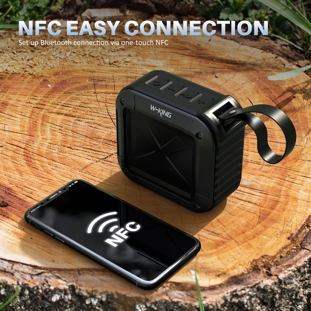 W-King S7 Portable Mini Bluetooth Speaker Home Outdoor Party IP6 Waterproof Wireless Speaker