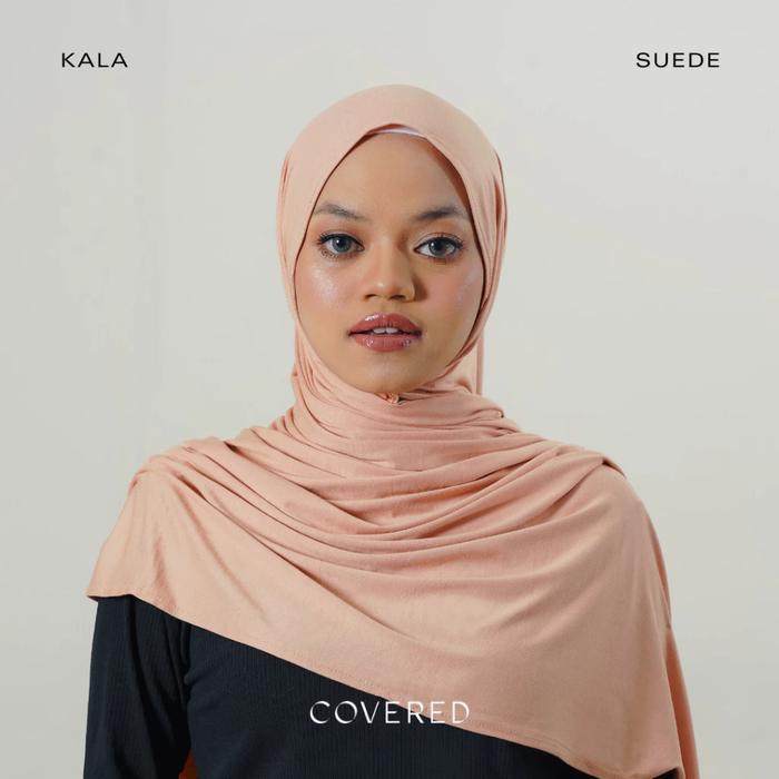 Terlaris Covered - Kala Pashmina Kaos Modal Cotton