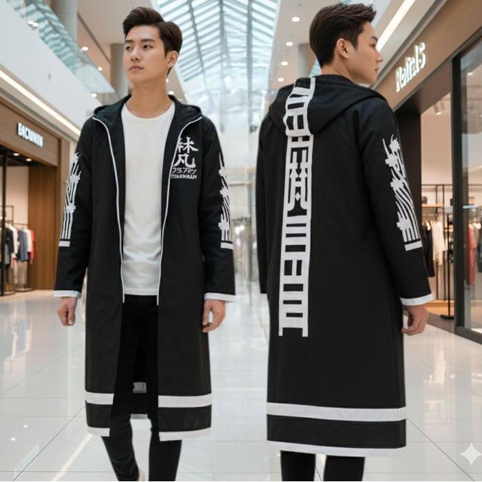 jubah anime brahman kawaragi senju Jaket Pria Cosplay