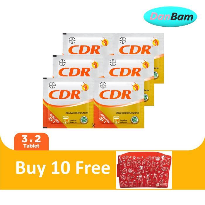 CDR Suplemen Kalsium Rasa Jeruk 3 x 2 Sachet