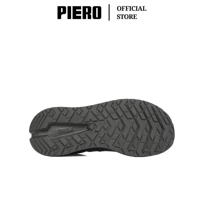 PIERO SEPATU SNEAKERS PRIA JOGGER 24 ALPHA BLACK/BLACK/BLACK PIE1000449