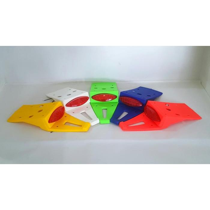 Sale Spakbor Belakang + Lampu Stop Led 3 In 1 Trail Universal Motor Custom