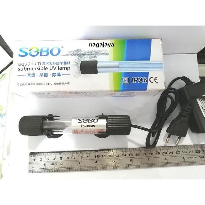 Lampu UV aquarium kolam lampu UV amara 5 watt lampu anti lumut