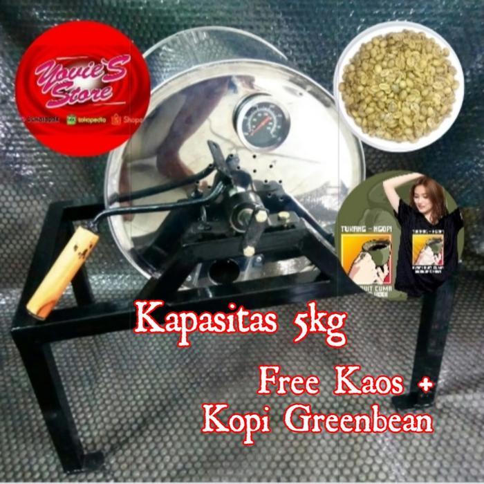 MESIN ROASTING KOPI DAN KACANG - ALAT SANGRAI KOPI FREE KAOS NGOPI
