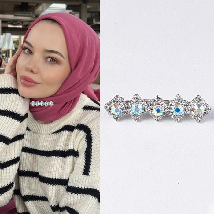 Bros Hijab Panjang / Jilbab / Pashmina / Krudung / Pin Hijab / Model Segitiga ( C 2915 ) Terjamin