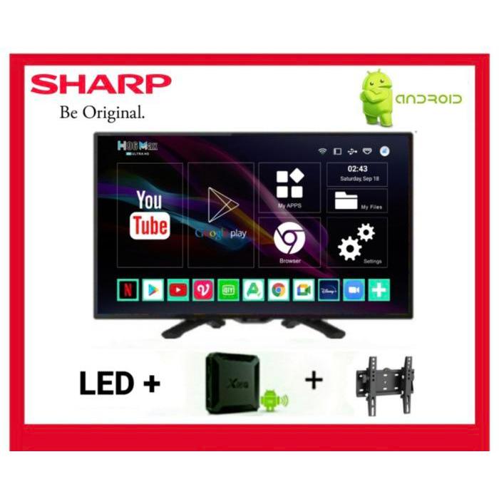 sharp 24 inch tv led smart android box android 11 dvbt2