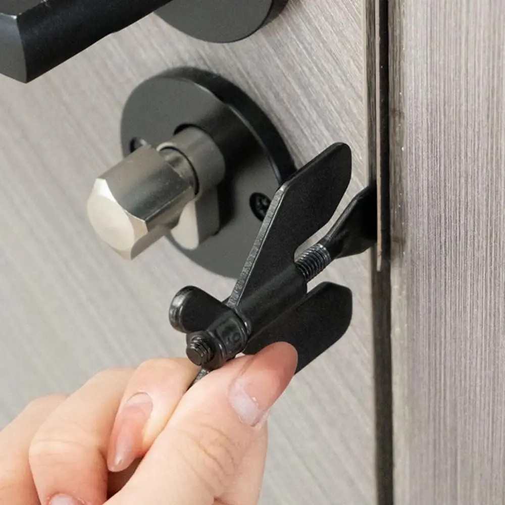 Portable Travel Safety Door Stopper Travelling Security Door Plugs Security Latches Home Childproof 