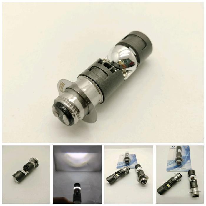 LAMPU UTAMA SOCKET H6 BILED AOZORA CAHAYA PUTIH-PUTIH JAUH DEKAT PUTIH BISA DI PAKAI DI MOTOR MATIC