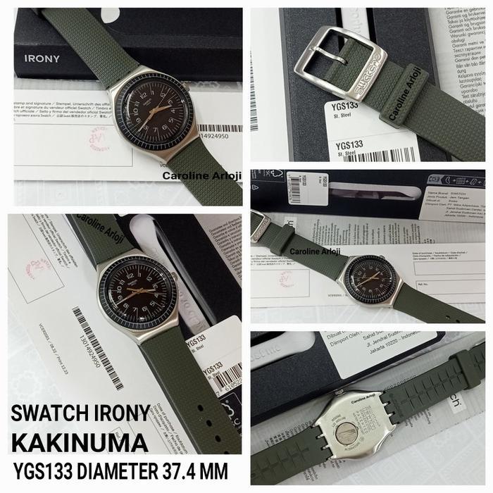 Jam Tangan Pria dan Wanita Swatch Irony Kakinuma YGS133 Original Garansi Resmi