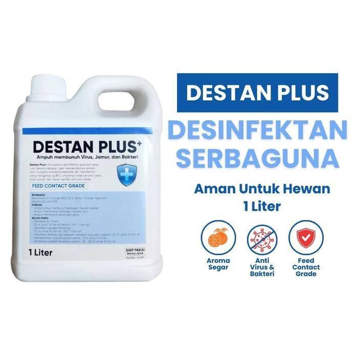 Destan Plus 1 L - Desinfektan Serbaguna - Desinfektan ruangan - Desinfektan Aman untuk Hewan -