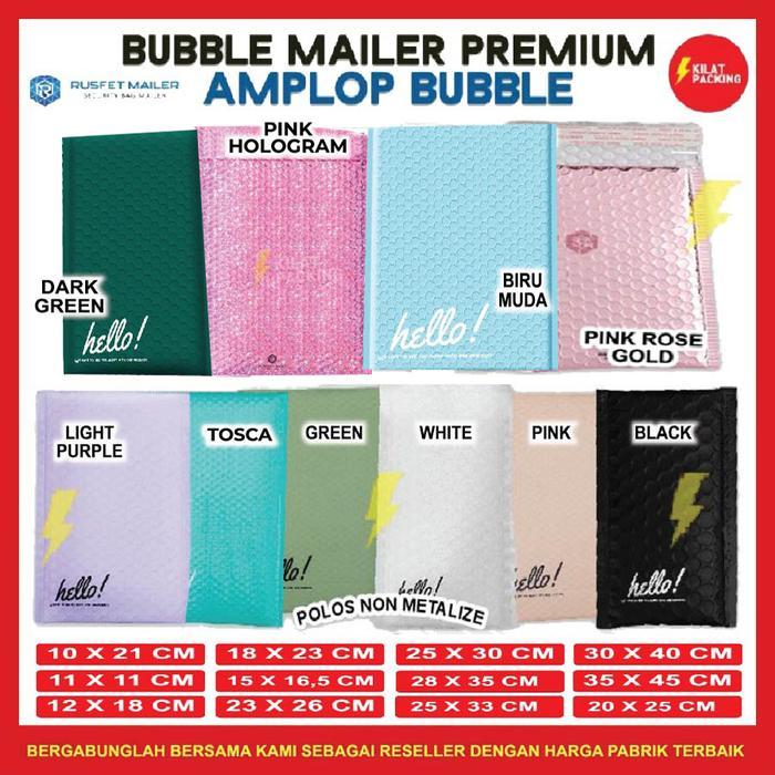 AMPLOP BUBBLE MAILER / POLYBUBBLE / BUBBLE PACKING OLSHOP VARIAN POLOS
