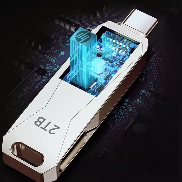 TYPE-C FLASHDISK 2TB/1TB OTG USB3.0 PLUS TYPE C KECEPATAN TINGGI UNTUK PONSEL ANDROID PC LAPTOP