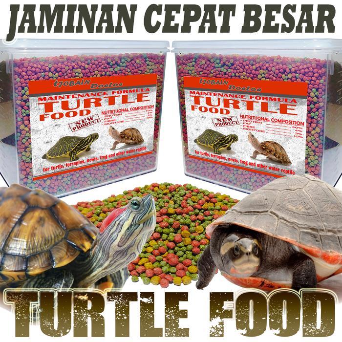 Turtle pelet food makanan pakan kura brazil res aligator cst ast 1 kg