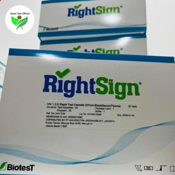 Hiv Rightsign Isi 25 Test #Gratisongkir