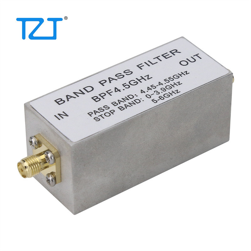 TZT 2.7-3GHz/3.3GHz/4GHz/4.5GHz/2.4GHz Bandpass Filter BPF with SMA Female Connector 50ohms