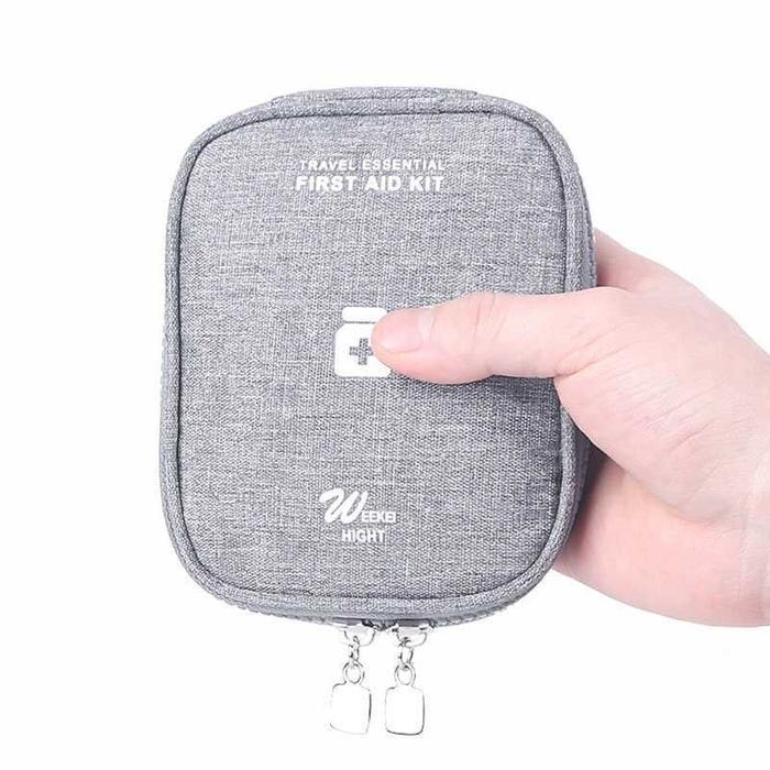 TAS TRAVEL WADAH KECIL TEMPAT PERLENGKAPAN MEDIS OBAT P3K TRAVELING