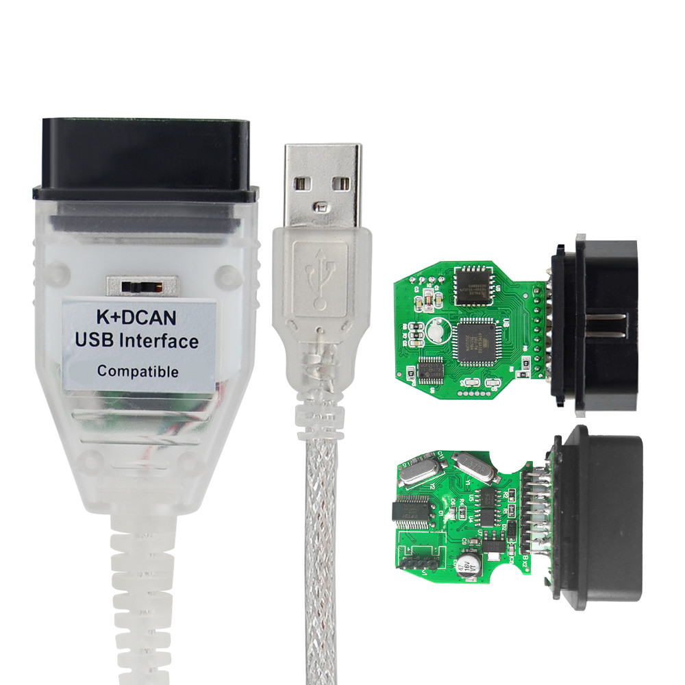 K+DCAN FTDI 9241A With Switch K DCAN OBD 2 OBD2 Interface OBDII Car Diagnostic Auto Tools K-line K