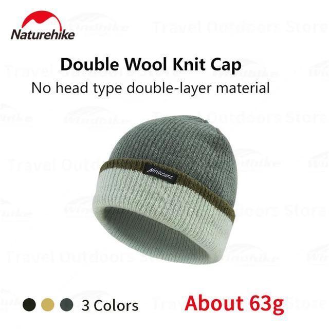 Topi Kupluk Naturehike Cnh22Mz001 Double Layer Wool Beanie Hat #Gratisongkir