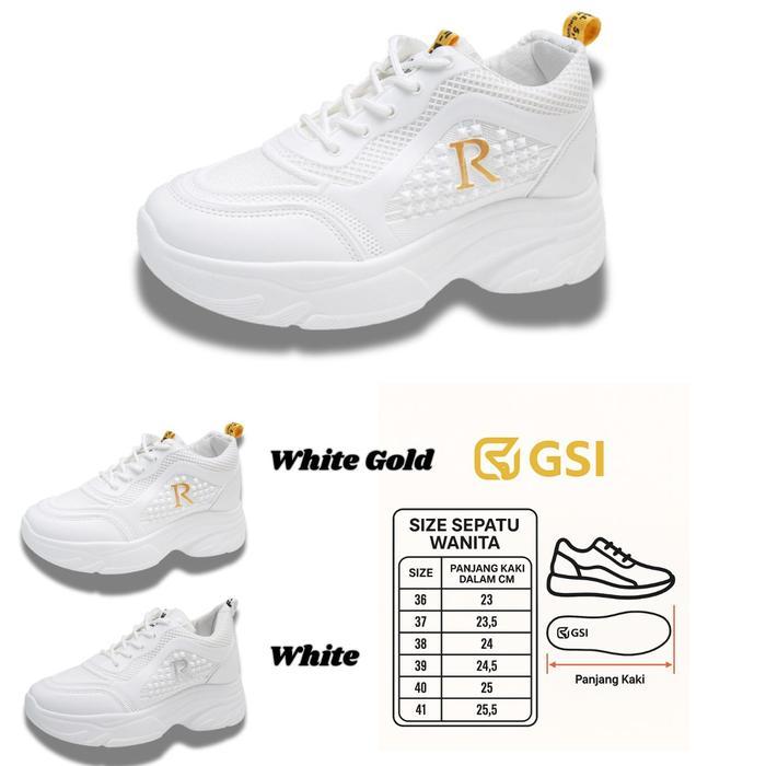 Sale- Gsi Rachel Sepatu Wanita Import Terbaru 2025 / Sepatu Korea Style Wanita / Sepatu Olahraga