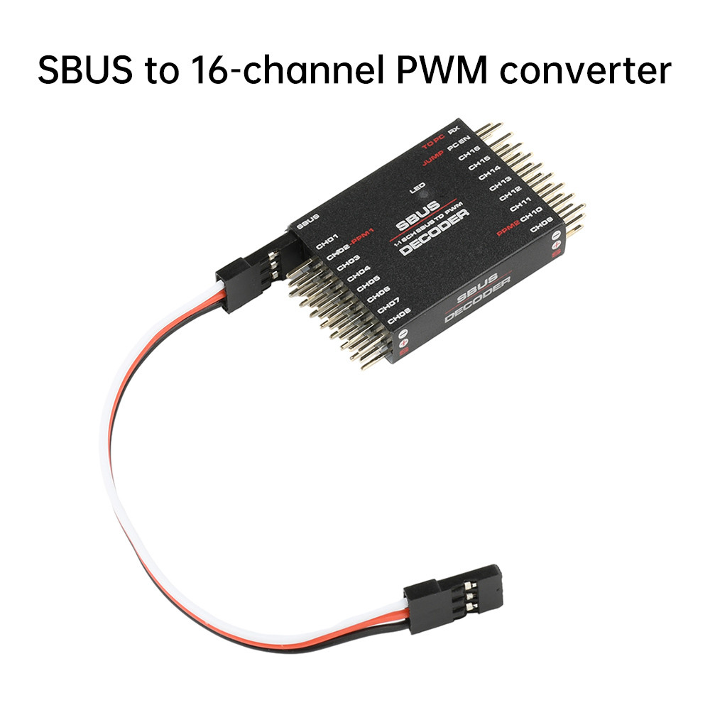 SBUS TO PWM PPM DECODER 16CH SUPPORTING THE PC SETTINGS FOR FRSKY X8R FUTABA ORANGE RECEIVER REMOTE